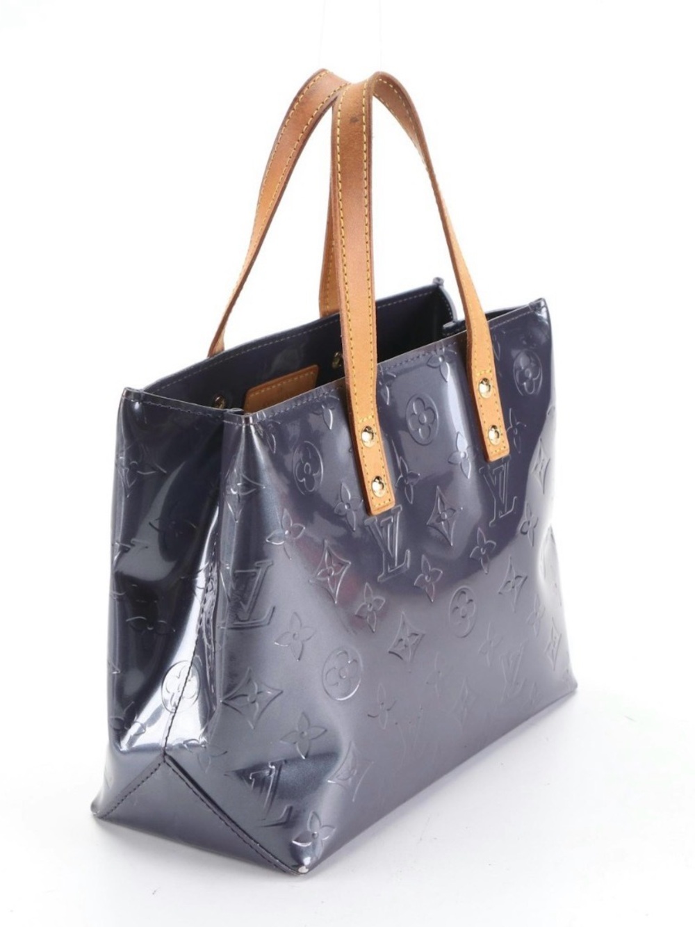 Authentic Louis Vuitton Reade PM Indigo Vernis Tote M91335 Vintage